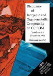 Cover of: Dictionary of Inorganic and Organometallic Compounds on CD-ROM