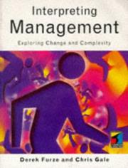 Cover of: Interpreting Management: Exploring change and complexity