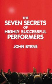 Cover of: The Seven Secrets of Highly Successful Performers