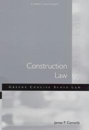 Cover of: Construction Law (Green's Concise Scots Law)