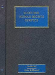 Cover of: Greens Scottish Human Rights Service by the Honourable Lord Reed, Alan Miller