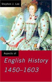 Cover of: Aspects of English History, 1450-1603 (Aspects of History)