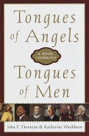 Cover of: Tongues of angels, tongues of men: a book of sermons