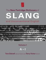 Cover of: NEW PARTRIDGE DICT SLANG    V1