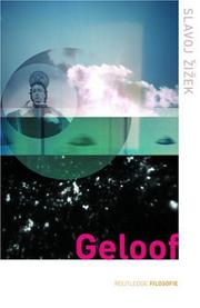 Cover of: Geloof by Slavoj Žižek