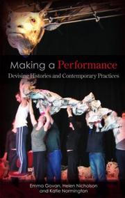 Cover of: Making A Performance by Govan/Normingto