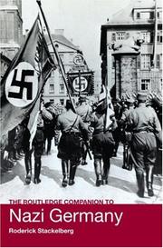 Cover of: The Routledge Companion to Nazi Germany (Routledge Companions to History) by Stacke Roderick