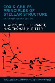 Cover of: Principles of Stellar Structure (Advances in Astronomy & Astrophysics S.)