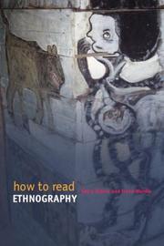 Cover of: Back to Ethnography