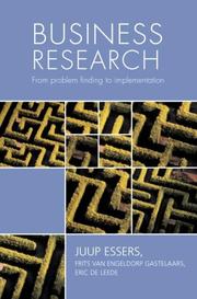 Cover of: Business Research: From Problem Finding to Implementation