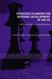 Cover of: Strategic Planning for Regional Development: Principles and Practice in the UK (The Natural and Built Environment Series)