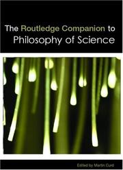 Cover of: The Routledge Companion To Philosophy Of Science by Martin P. Curd