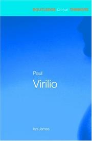 Cover of: Paul Virilio (Routledge Critical Thinkers) by James.
