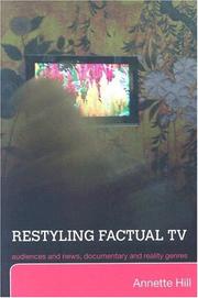 Restyling Factual TV by Annette Hill