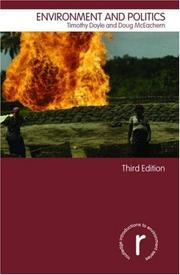 Cover of: Environment and Politics (Routledge Introductions to Environment)