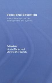 Cover of: Vocational Education by Linda Clarke, Linda Clarke