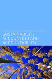 Cover of: Sustainability Accounting and Accountability by unerman/bebbing