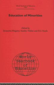 Cover of: World Yearbook of Education 1981: Education of Minorities (World Yearbook of Education)