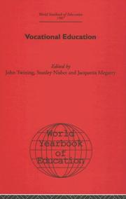 Cover of: World Yearbook of Education 1987: Vocational Education (World Yearbook of Education)