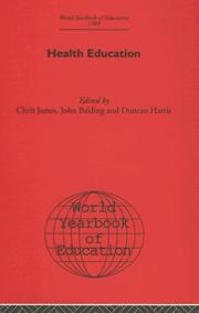 Cover of: World Yearbook of Education 1989: Health Education (World Yearbook of Education)