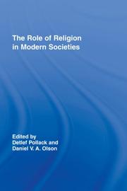 Cover of: The Role of Religion in Modern Societies (Routledge Advances in Sociology)