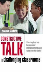 Cover of: Talking and Learning in Challenging Classrooms | Coultas