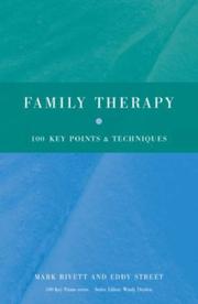 Cover of: Family Therapy by Mark Rivett, Mark Rivett