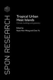 Tropical Urban Heat Islands by Nyuk Hien Wong