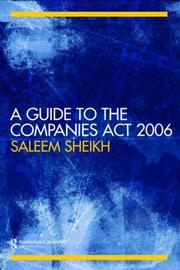 Cover of A Practical Guide to The Companies Act 2006