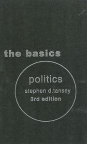 Cover of: Politics: The Basics