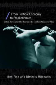 Cover of: From Political Economy to Freakonomics