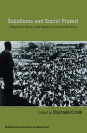 Cover of: Subalterns and Social Protest (Soas/Routledge Studies on the Middle East) by Cronin