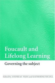 Cover of: Foucault and Lifelong Learning by Andreas Fejes