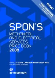 Cover of: Spon's Mechanical and Electrical Services Price Book 2008