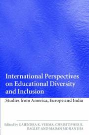 International Perspectives on Diversity and Inclusive Education by Verma/Bagley/Jh