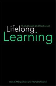 Cover of: The Concepts and Practice of Lifelong Learning | Br Morgan-Klein