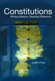 Constitutions by Judith Pryor