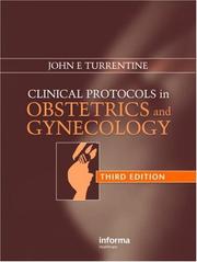 Cover of: Clinical Protocols in Obstetrics And Gynecology