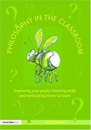 Cover of: Philosophy in the Classroom by Ron Shaw, Ron Shaw