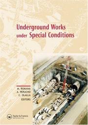 Cover of: Underground Works Under Special Conditions | 