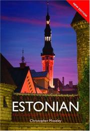 Colloquial Estonian (Colloquial) by Christo Moseley
