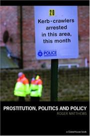 Cover of: Prostitution and Public Policy by ROGER MATTHEWS