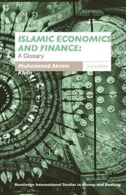 Cover of: Islamic Economics and Finance: A Glossary