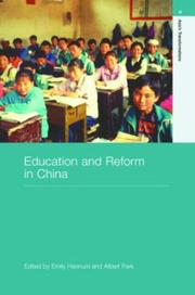 Cover of: Education and Reform in China (Asia's Transformations) by Hannum/Park