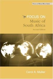Cover of: South African Music (Focus on World Music) by Carol Muller