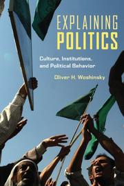 Explaining Politics by Oliv Woshinsky