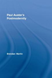 Cover of: Paul Auster's Postmodernity