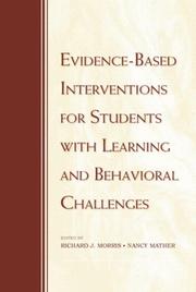 Cover of: Evidence-Based Interventions for Students with Learning and Behavioral Challenges