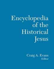Cover of: Encyclopedia of the Historical Jesus