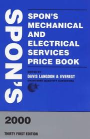 Cover of: Spon's Mechanical and Electrical Services Price Book 2000 (Spon's Price Books)